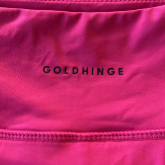 Bright Pink Gold Hinge pleaded athletic skirt size XS - Picture 5 of 6